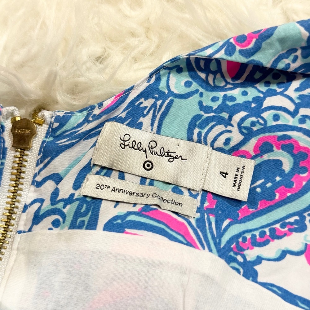 Lilly Pulitzer My Fans Shift Dress Lilly Pulitzer for Target pineapple pull - Picture 10 of 12